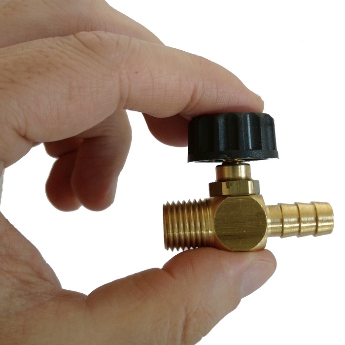 Registro agulha mangueira 5/16