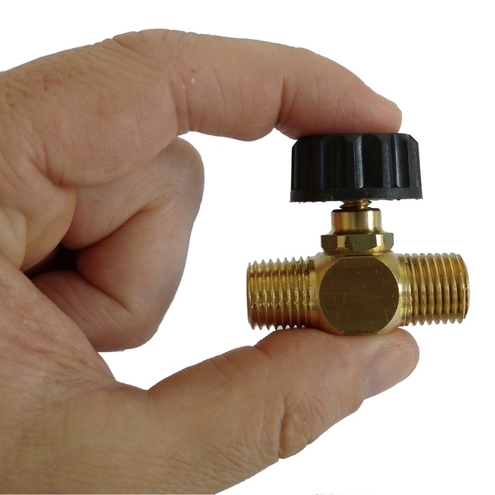 Registro agulha rosca 1/4