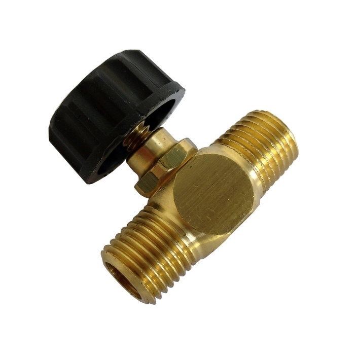 Registro Agulha Rosca Externa 1/4" NPT x Rosca Externa 1/4" NPT (Válvula Agulha)