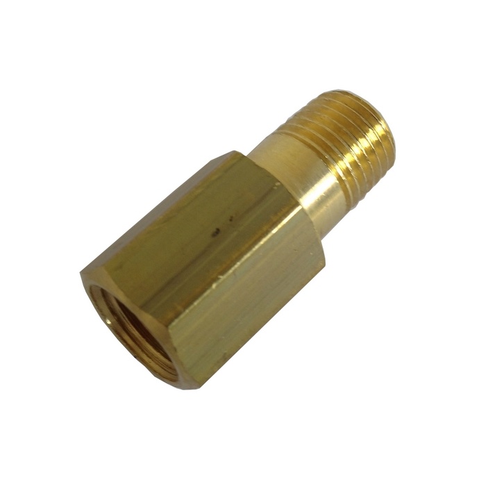 Prolongador 1/4" NPT x 40 mm Em Latão Para Refrigeração De Moldes/Matrizes.
