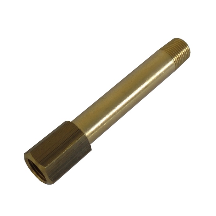 Prolongador 1/8" NPT x 70 mm em Latão Para Refrigeração De Moldes/Matrizes.