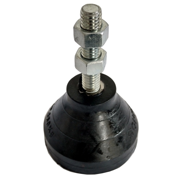 Sapata De Borracha 3/8" Para 350 kg Com Ø 55 mm 