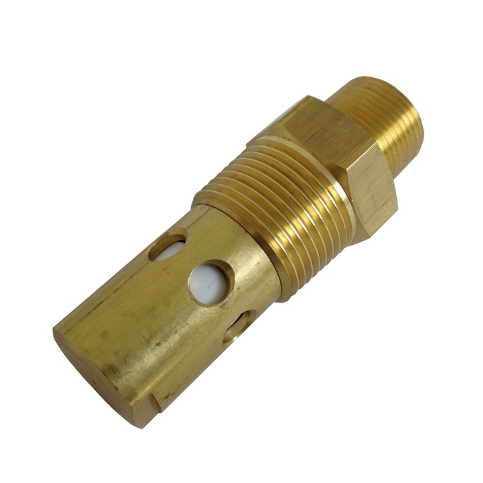 Válvula De Retenção 1" BSPT x 3/4" NPT - W700, Com Pistão De Teflon Para Compressor A Pistão.