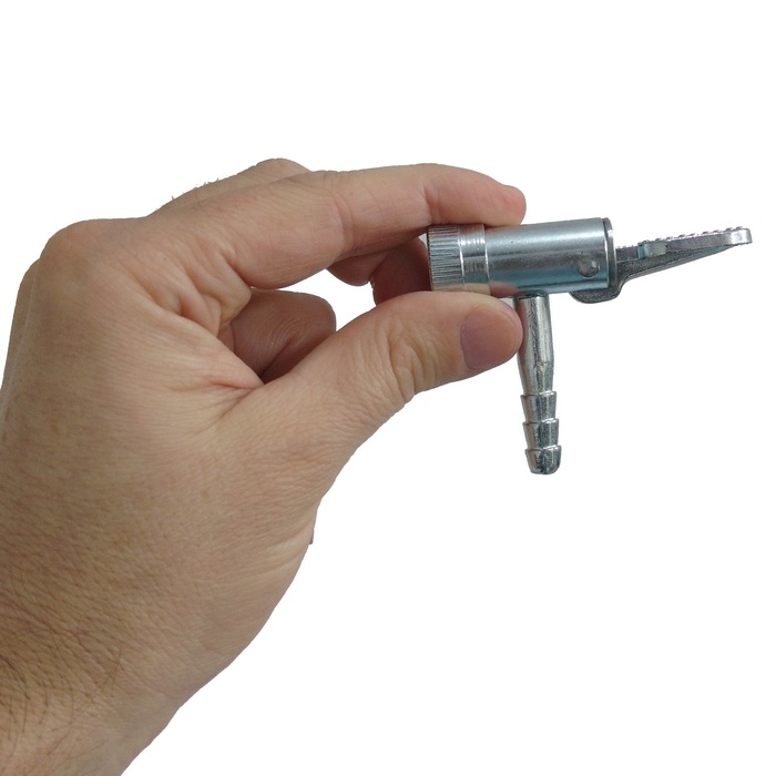 Bico trava sem retenção para enher pneu