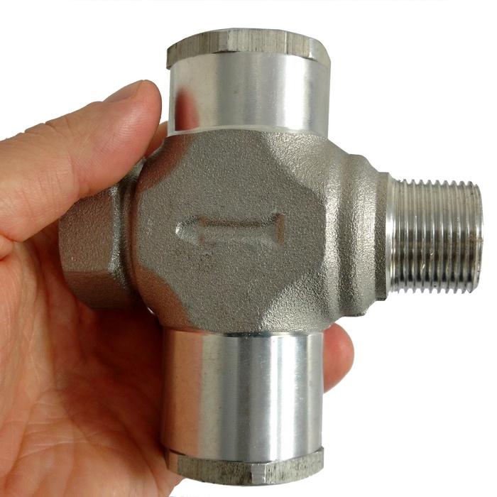 Válvula de descarga (canhão) rosca 3/4 Naifla para compressores regime contínuo.