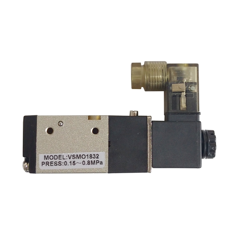 Válvula solenóide/mola 1/8 3/2 vias 024 VCC Modelo VSMO1832