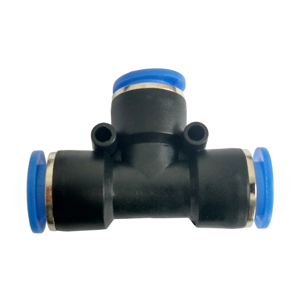 Tee União Tubo 4 - PUT (Conexão Pneumática Instantânea)