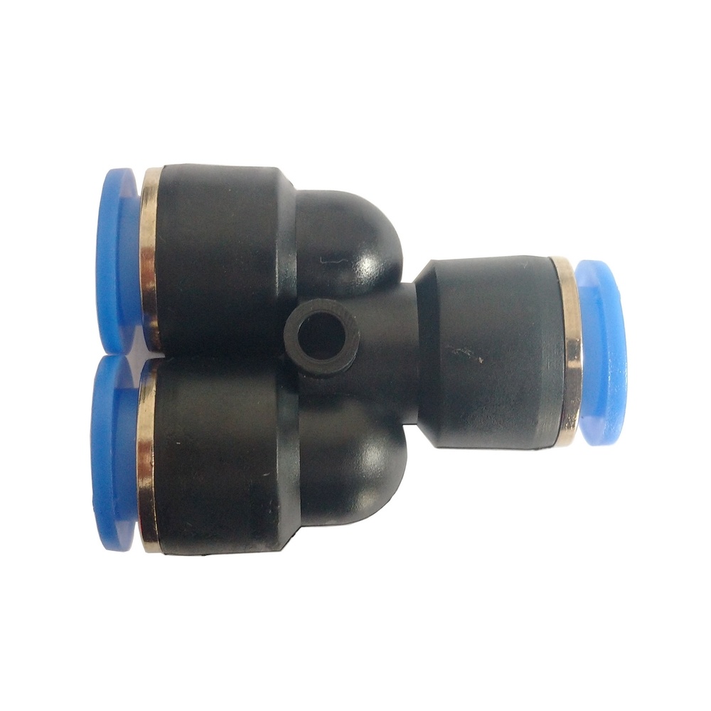 Y União Tubo 8 mm - PY (Conexão Pneumática Instantânea)