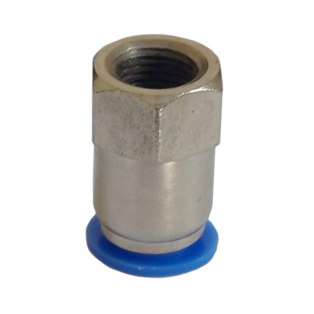 Conector Reto Tubo 10 x Rosca Fêmea 3/8