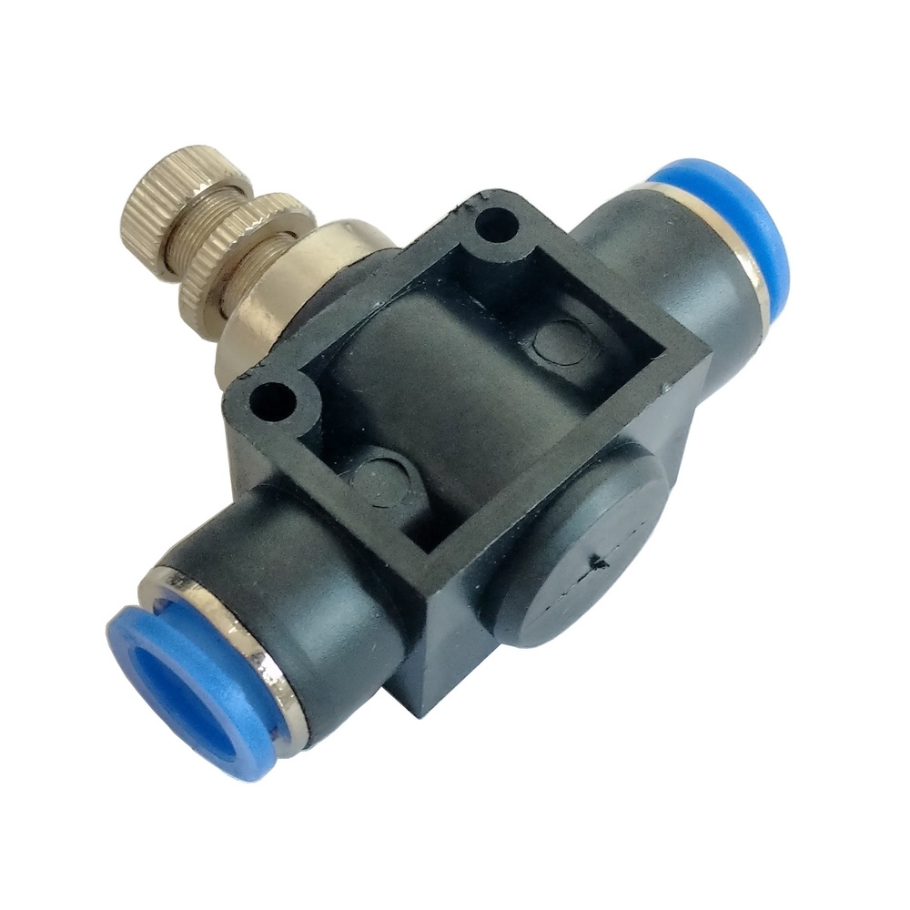 Regulador De Fluxo Em Linha 4 mm - NSF (Conexão Pneumática Instantânea)