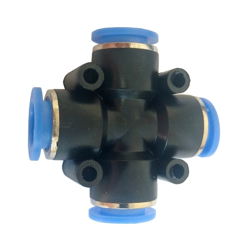 Cruzeta 4 mm PZA (Conexão Pneumática Instantânea)