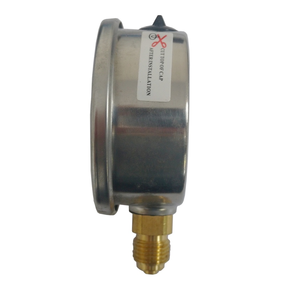 Manômetro Vertical 400 Psi / 25 Bar Com Rosca 1/4