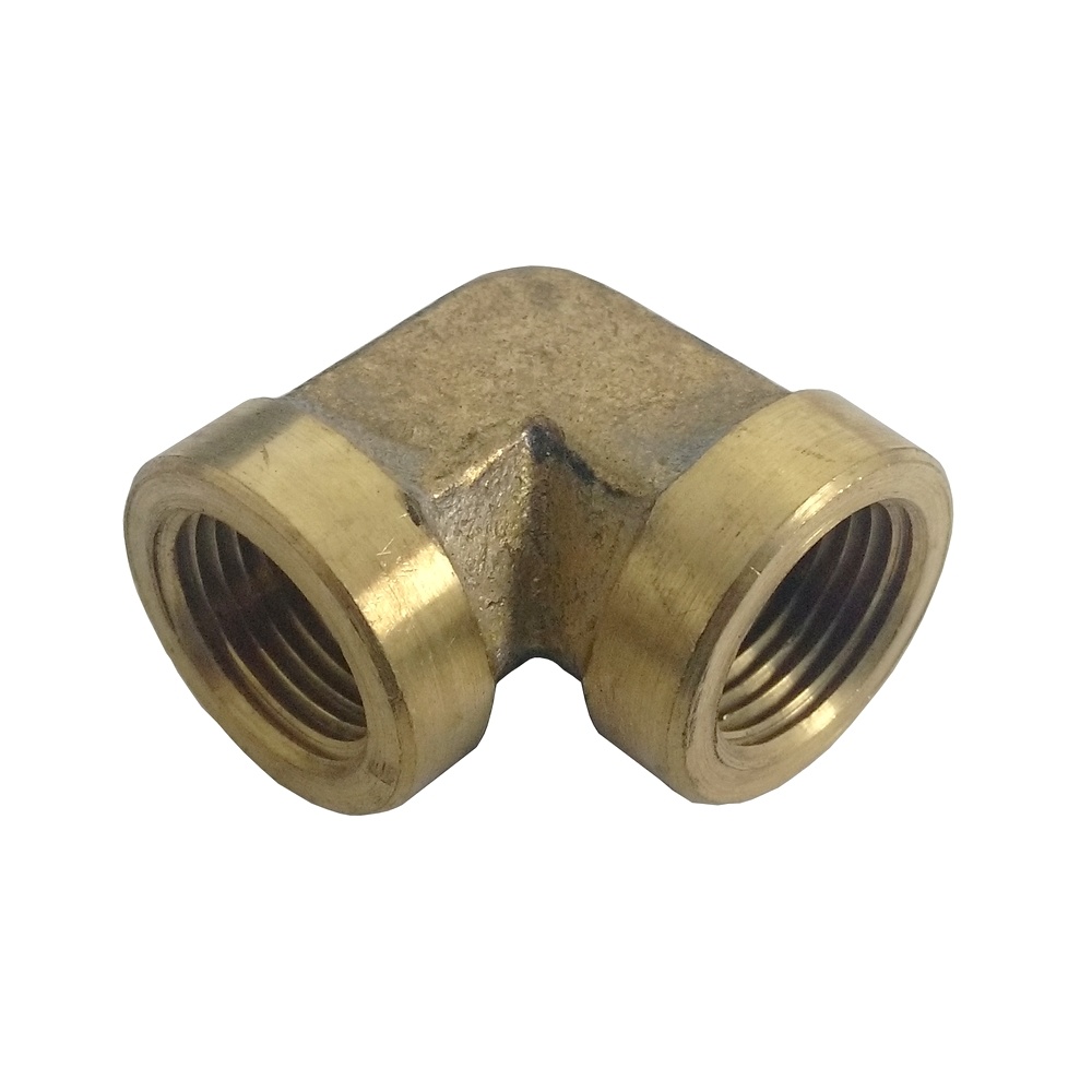 Cotovelo Fêmea 90º 3/8" NPT em Latão
