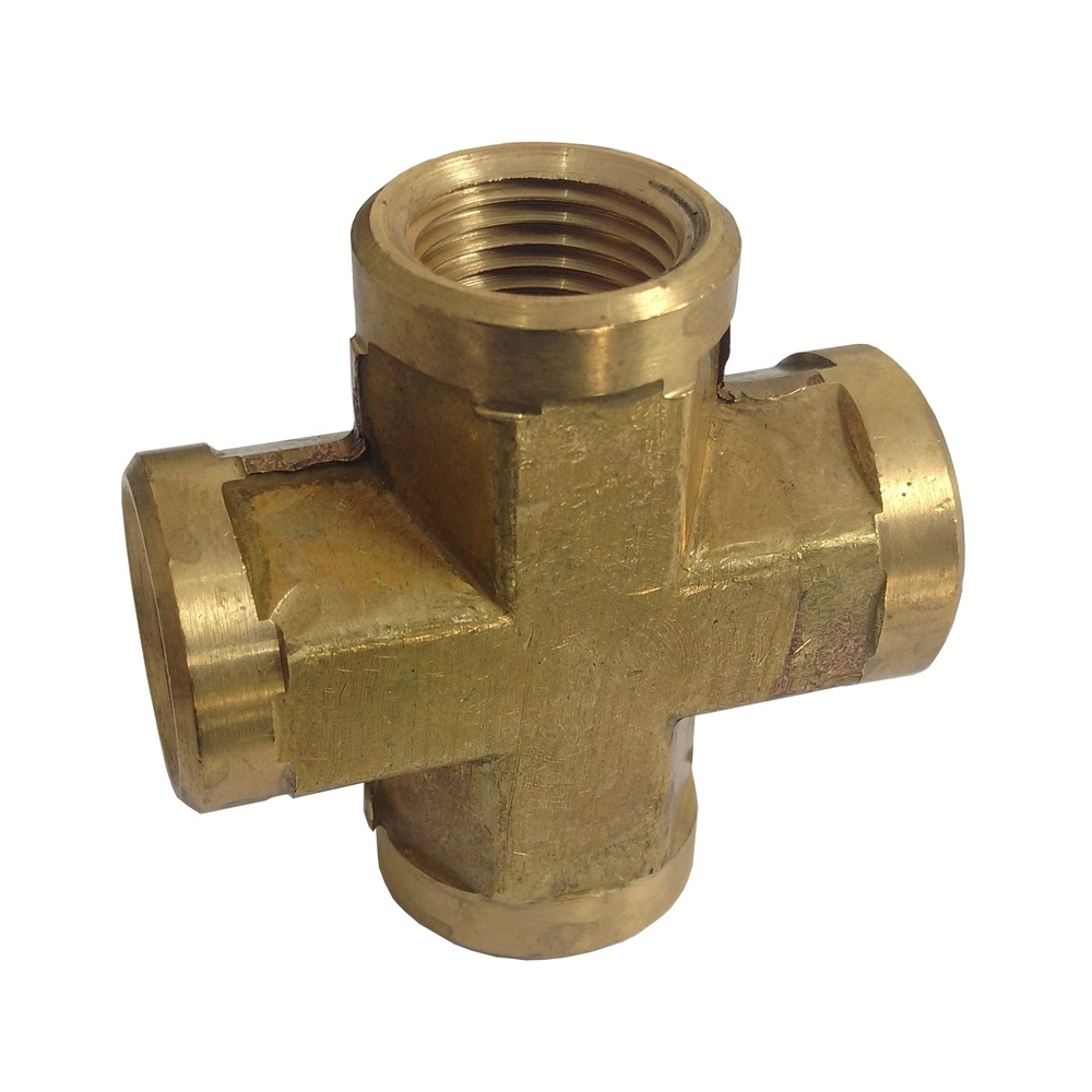 Cruzeta Rosca Fêmea 1/8