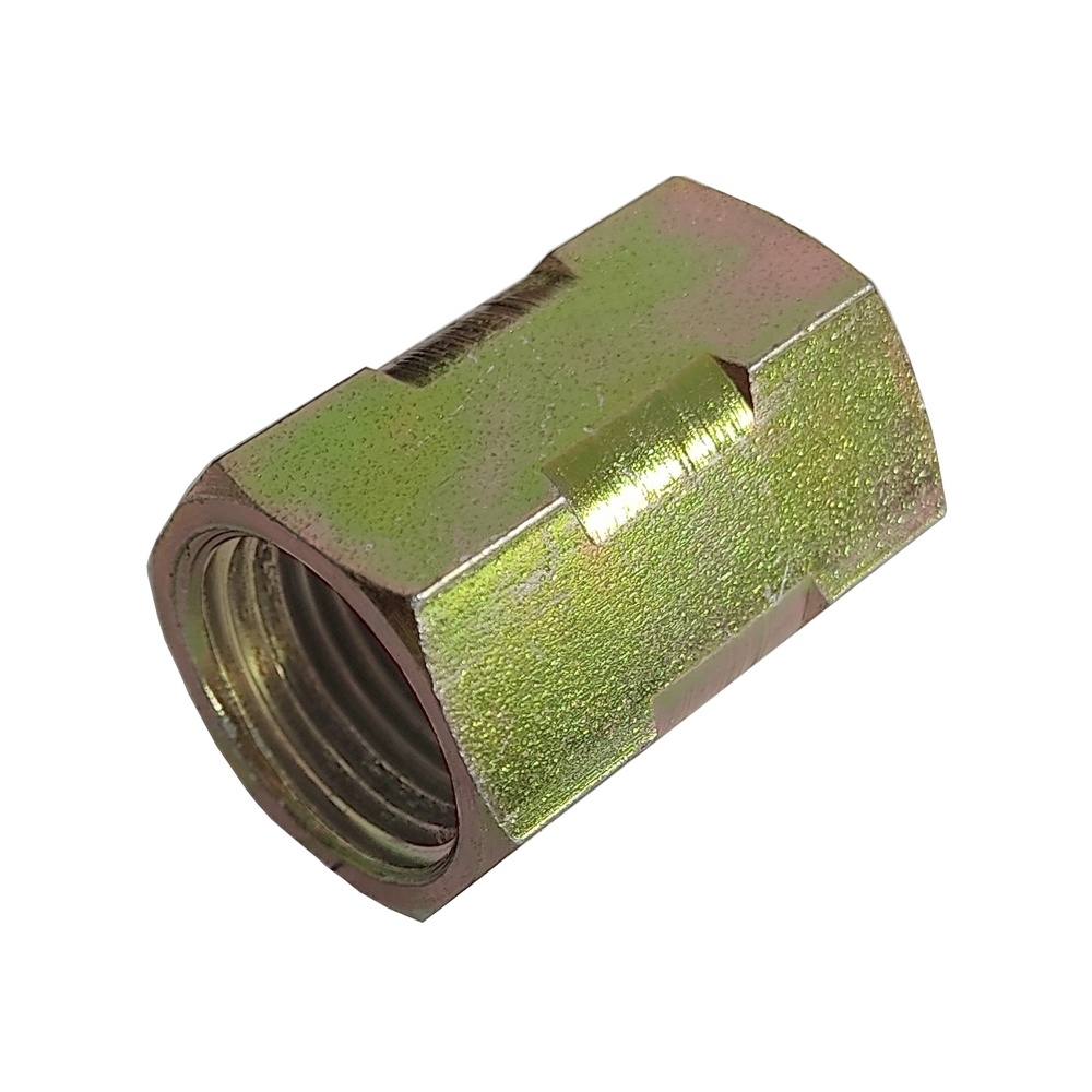 Luva 1/8" NPT Em Aço Zincado
