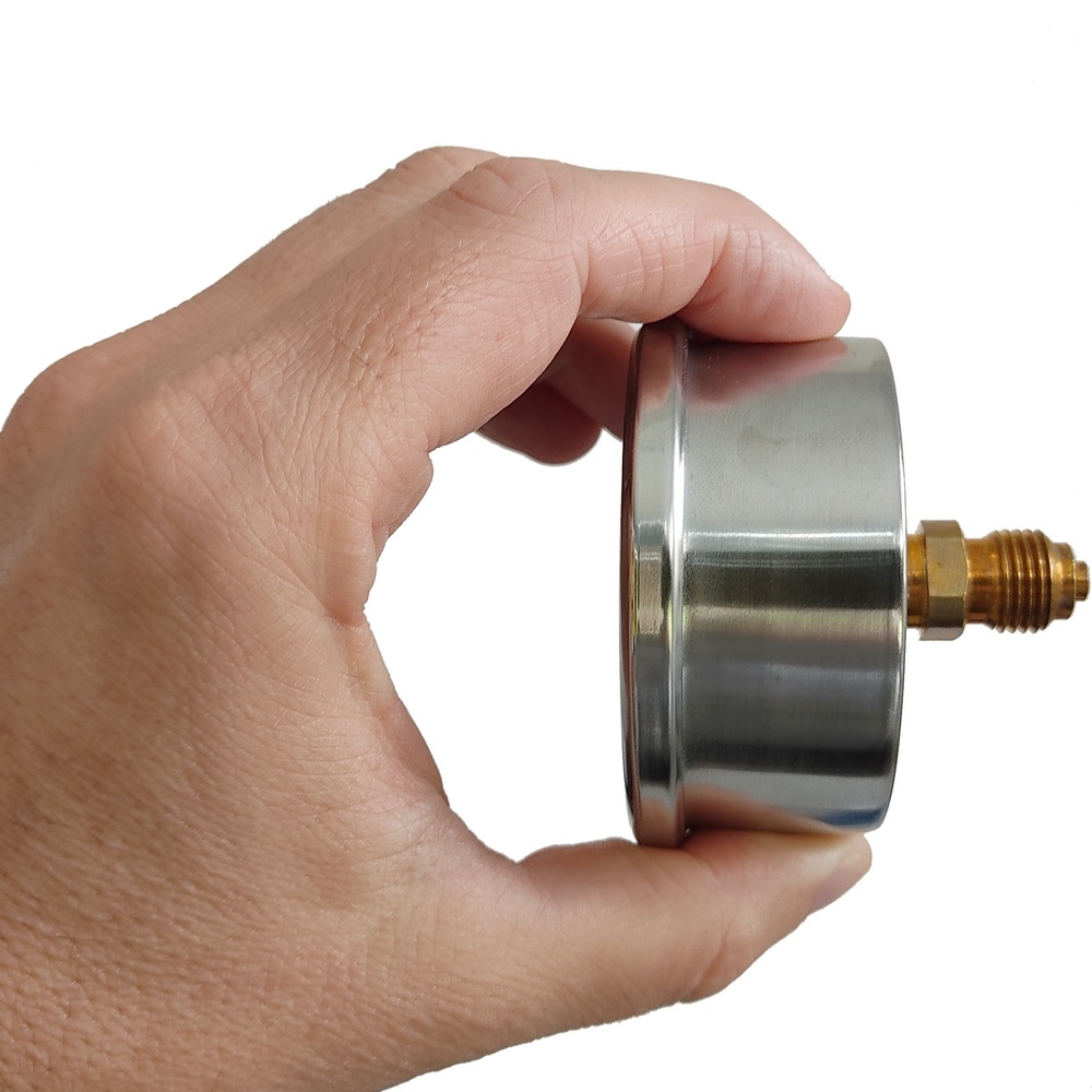 Manômetro Horizontal 240 Psi / 16 Bar Com Rosca 1/4