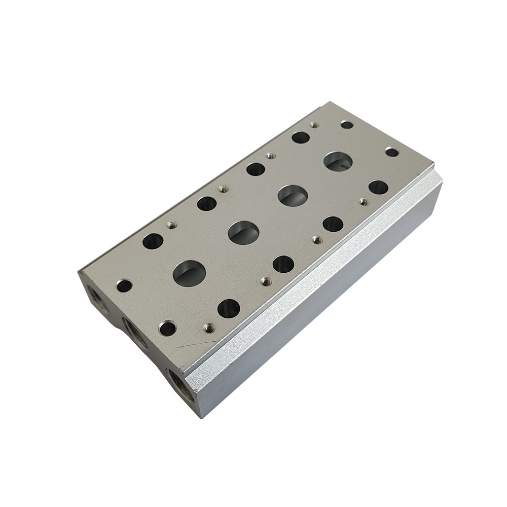 Bloco Manifold 1/4" Para 4 Posições