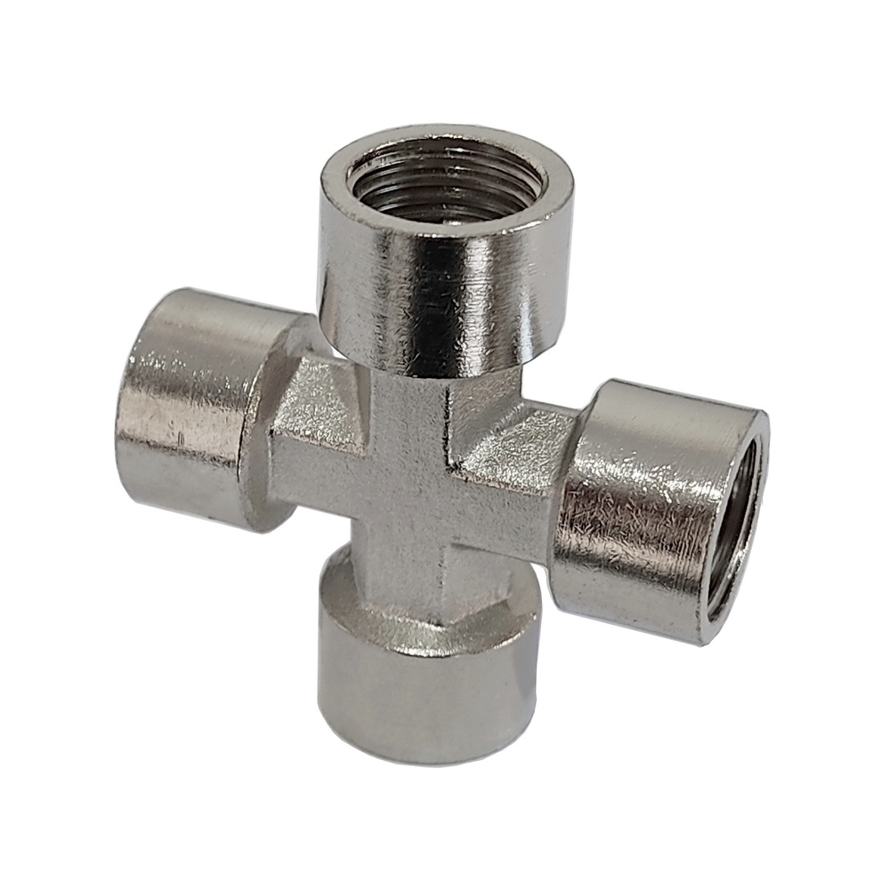 Cruzeta Rosca Fêmea 1/8