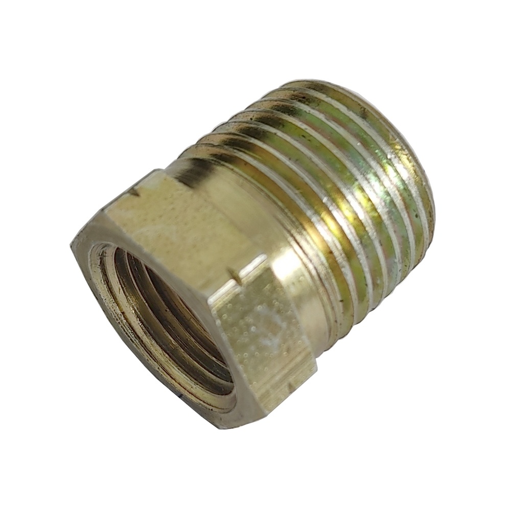 Bucha De Redução 1/4" NPT x 1/8" NPT Em Aço Zincado