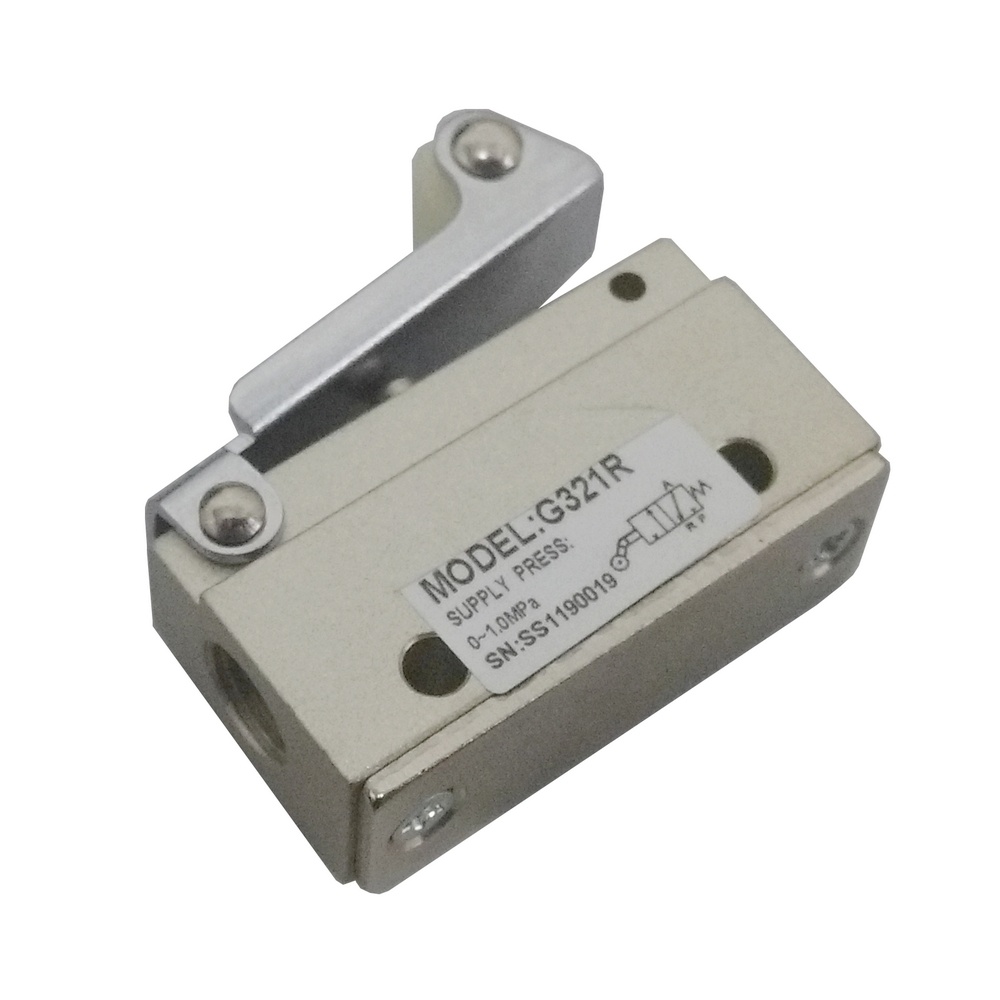 Válvula Rolete/Mola 1/8" 3/2 Vias