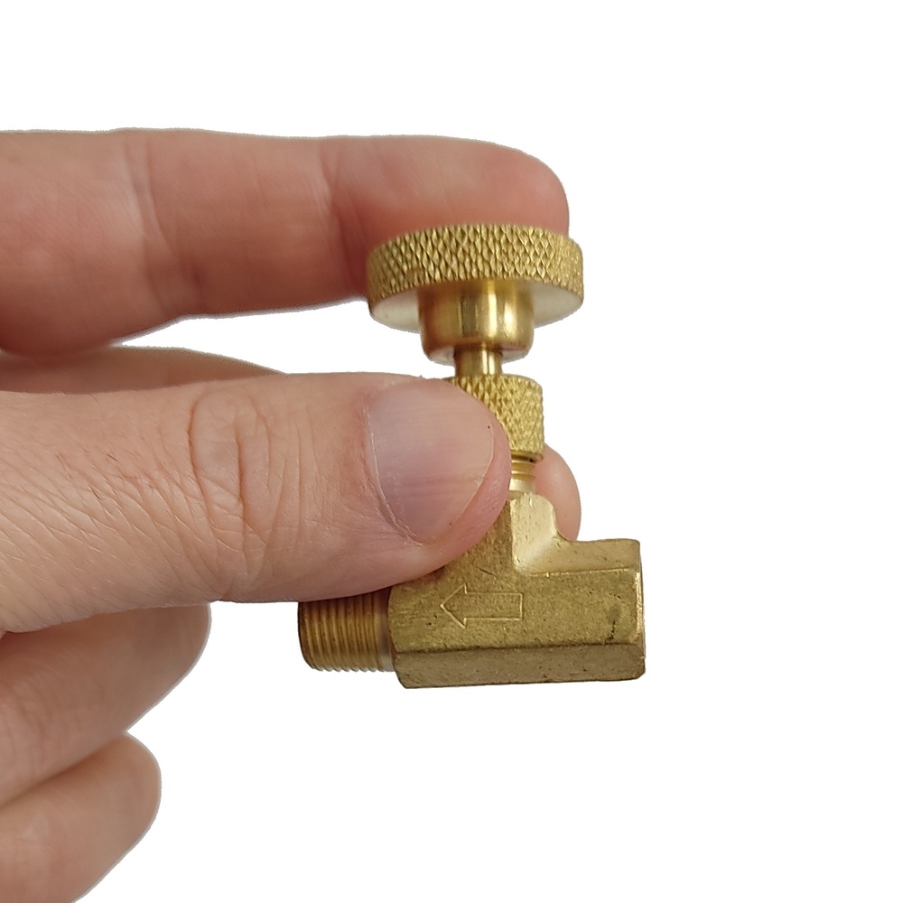 Registro Agulha Rosca Macho 1/8