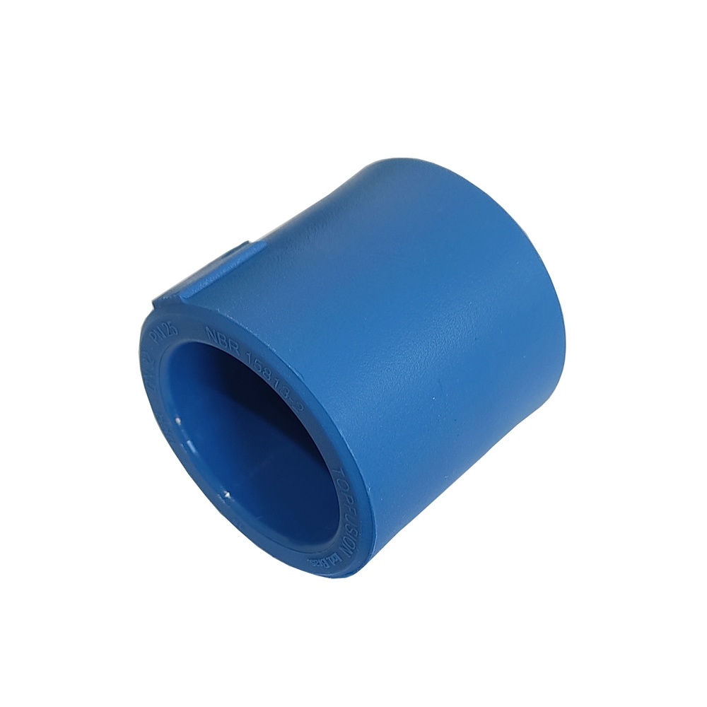 Luva Soldável 20 mm - PPR Azul (Linha TopAir / TopFusion)