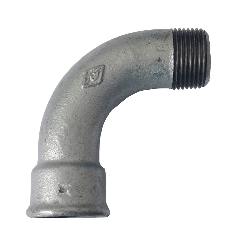 Curva Macho/Fêmea 90º 2.1/2" BSP - Galvanizada
