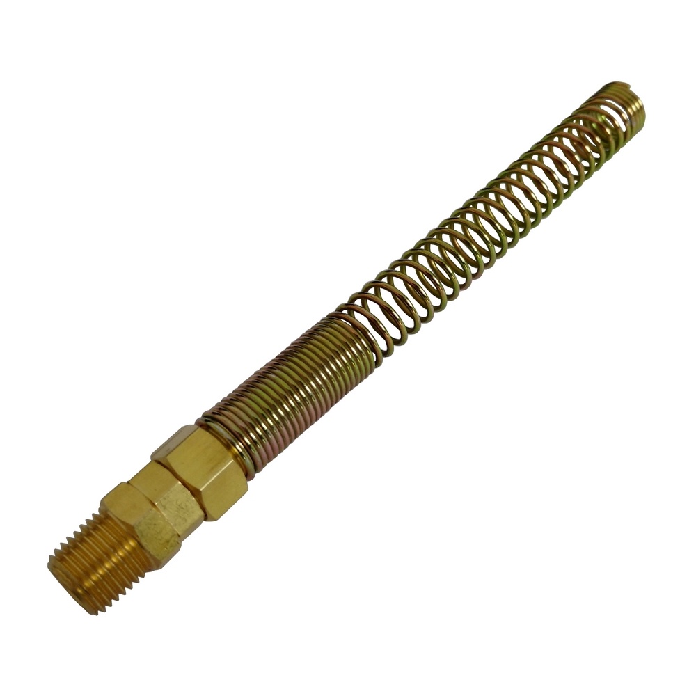 Conexão Giratória 1/4" BSPT Para Tubo 6 mm Com Mola