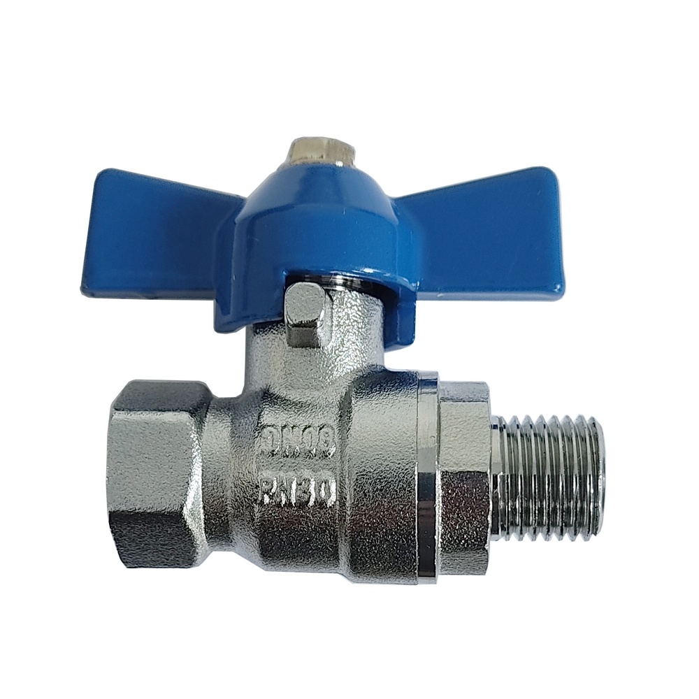 Válvula Esfera Borboleta Rosca 1/4