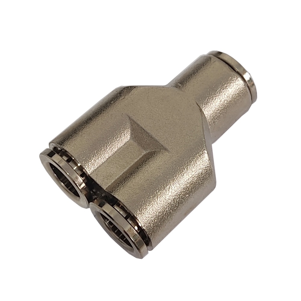 Y União Tubo 4 mm - MPY (Conexão Pneumática Metálica)