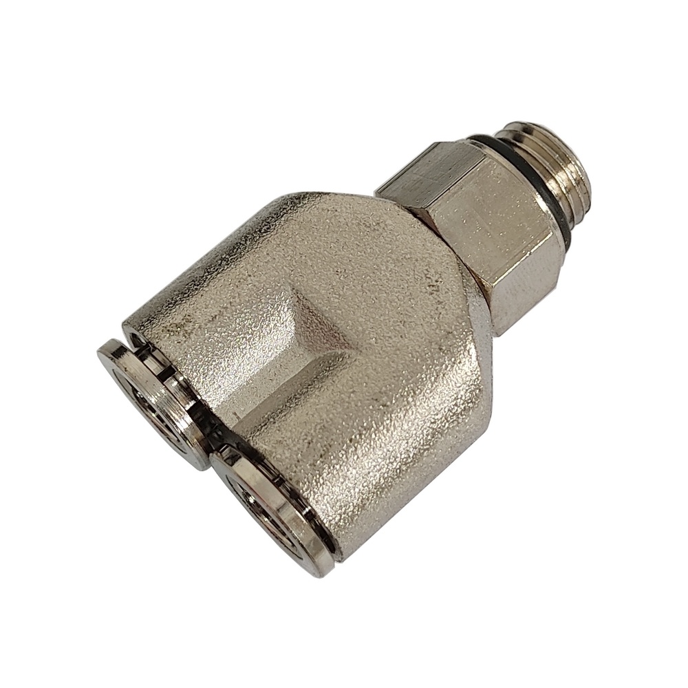 Y Macho Tubo 8 MM X 1/8" BSP - MPWT-G (Conexão Pneumática Metálica)