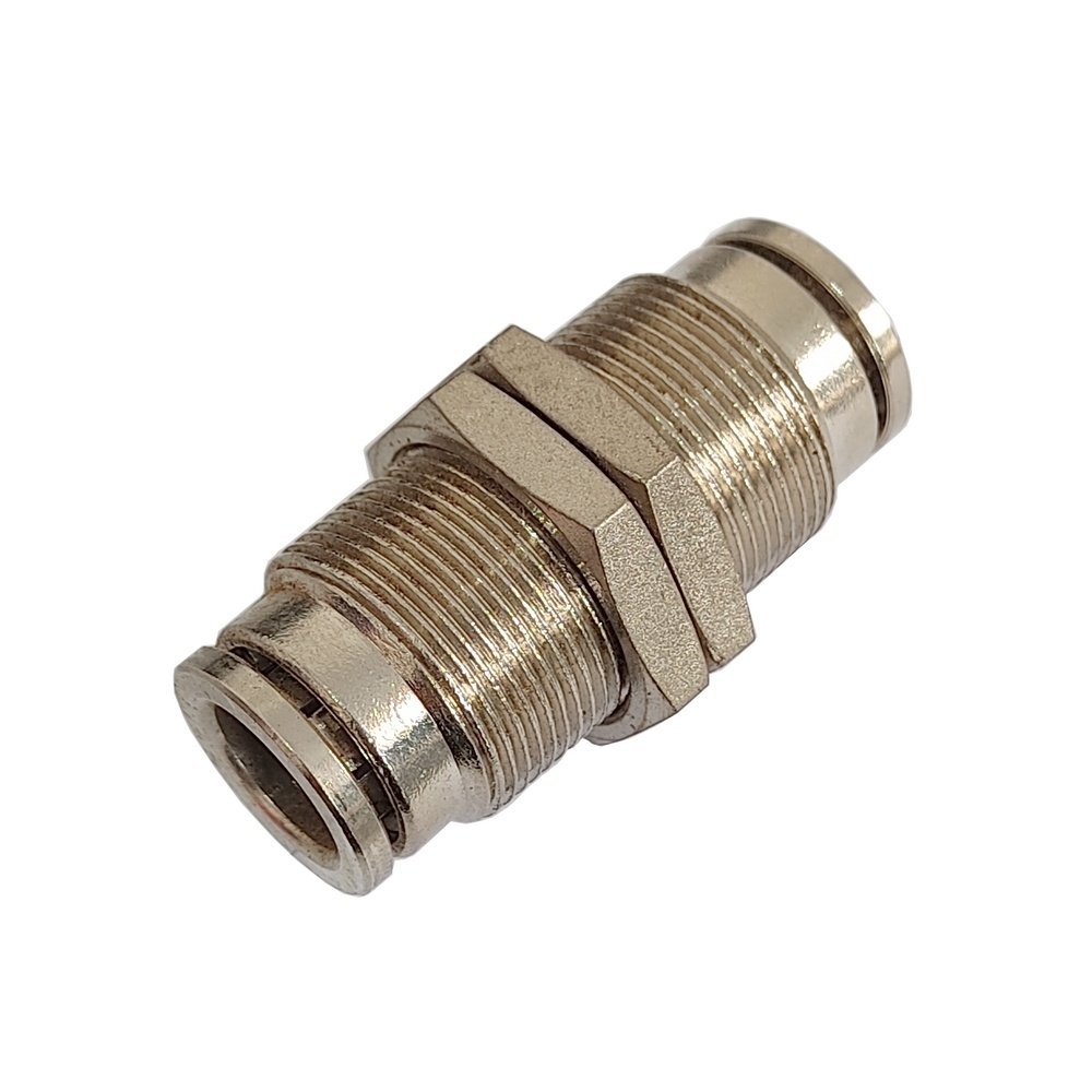 União 4 mm P/ Painel - MPMM (Conexão Pneumática Metálica)