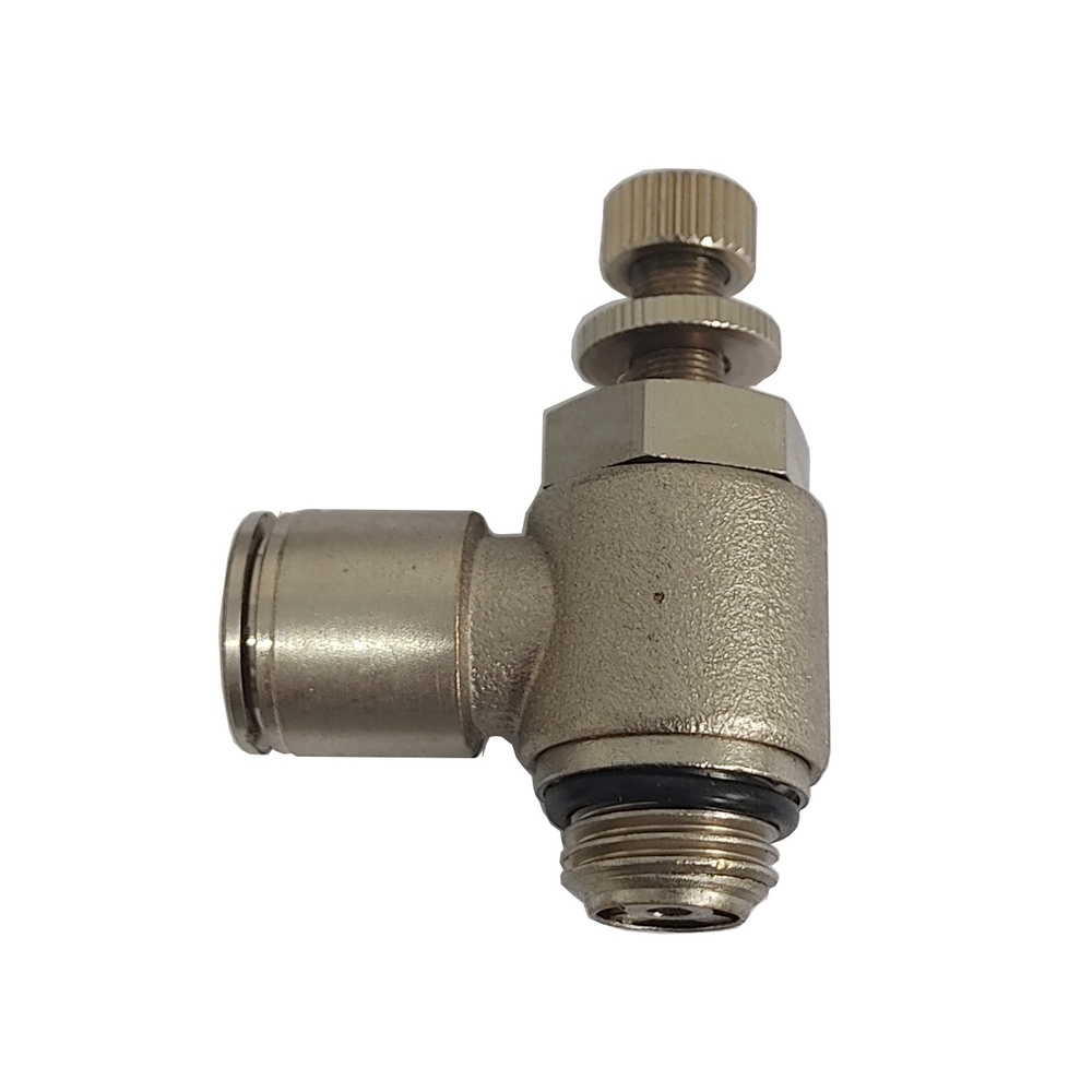 Regulador de Fluxo Tubo 8 x Rosca Macho 1/4