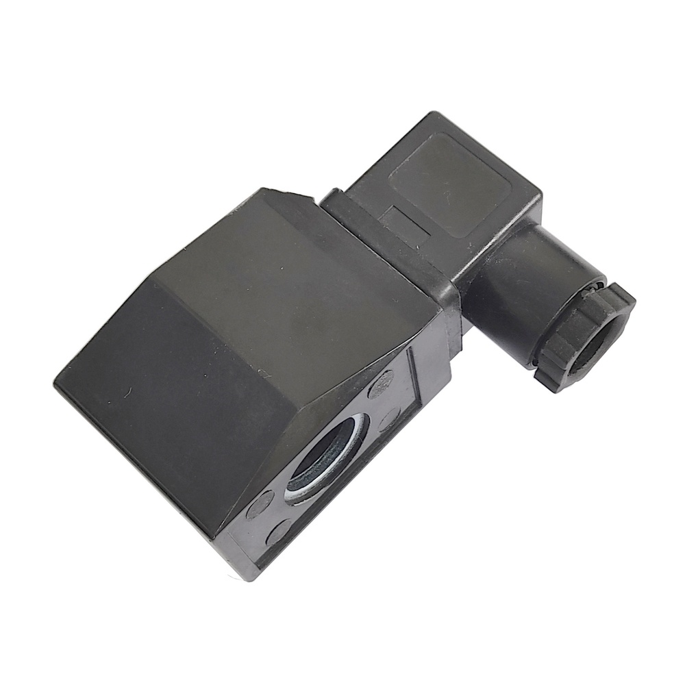 Bobina 220 VCA p/ Válvula Solenóide 2W Rosca 3/8", 1/2", 3/4" e 1" c/ Plug  Para Ar e Água