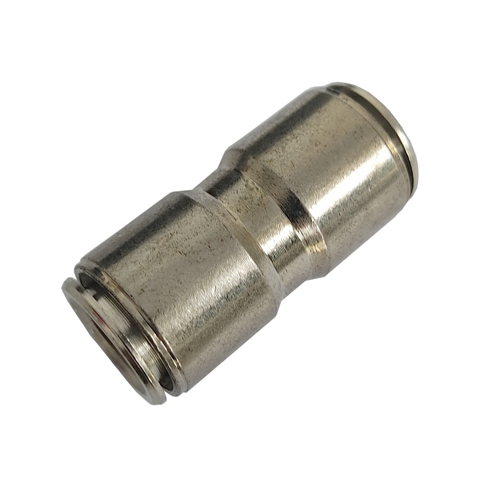 União Reta Tubo 8 mm - MPUC (Conexão Pneumática Metálica)