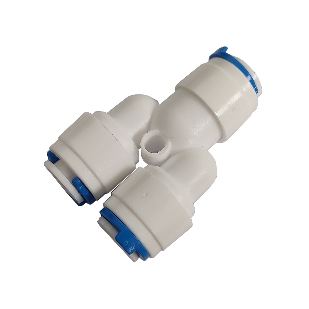 Y União Tubo 1/4" x Tubo 1/4" Para Água (Conexão Instantânea)