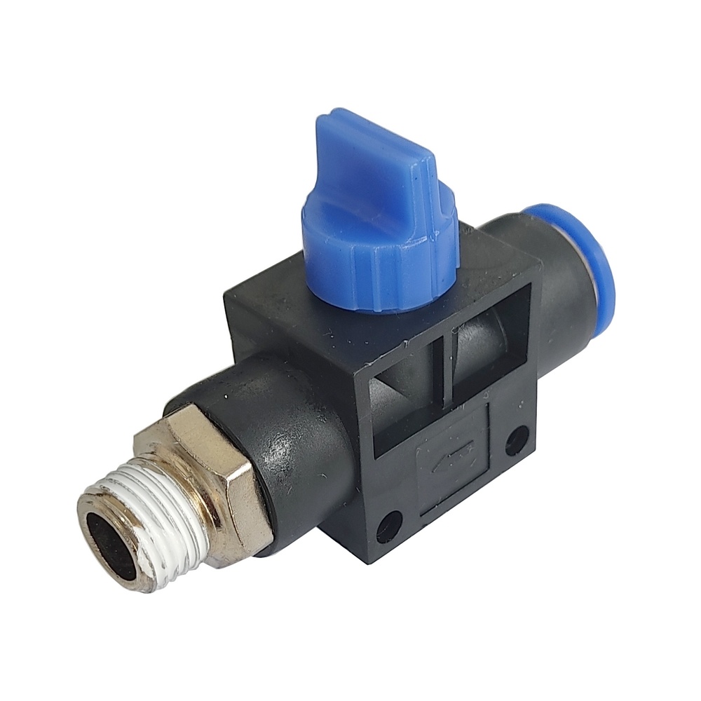 Válvula de Fechamento Manual Tubo 6 x 1/8" NPT - HVSF (Conexão Pneumática Instantânea)