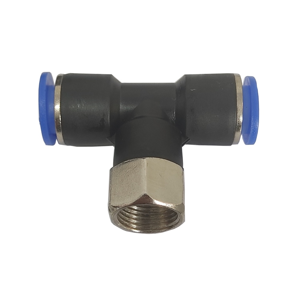 Tee Fêmea Central Tubo 12 x 3/8