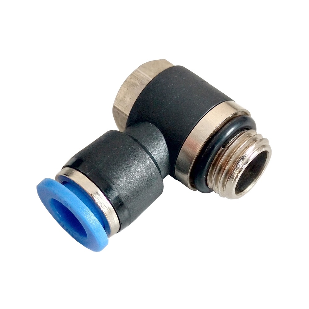 Cotovelo Banjo 4 mm x 1/8" BSP - PH (Conexão Pneumática Instantânea)