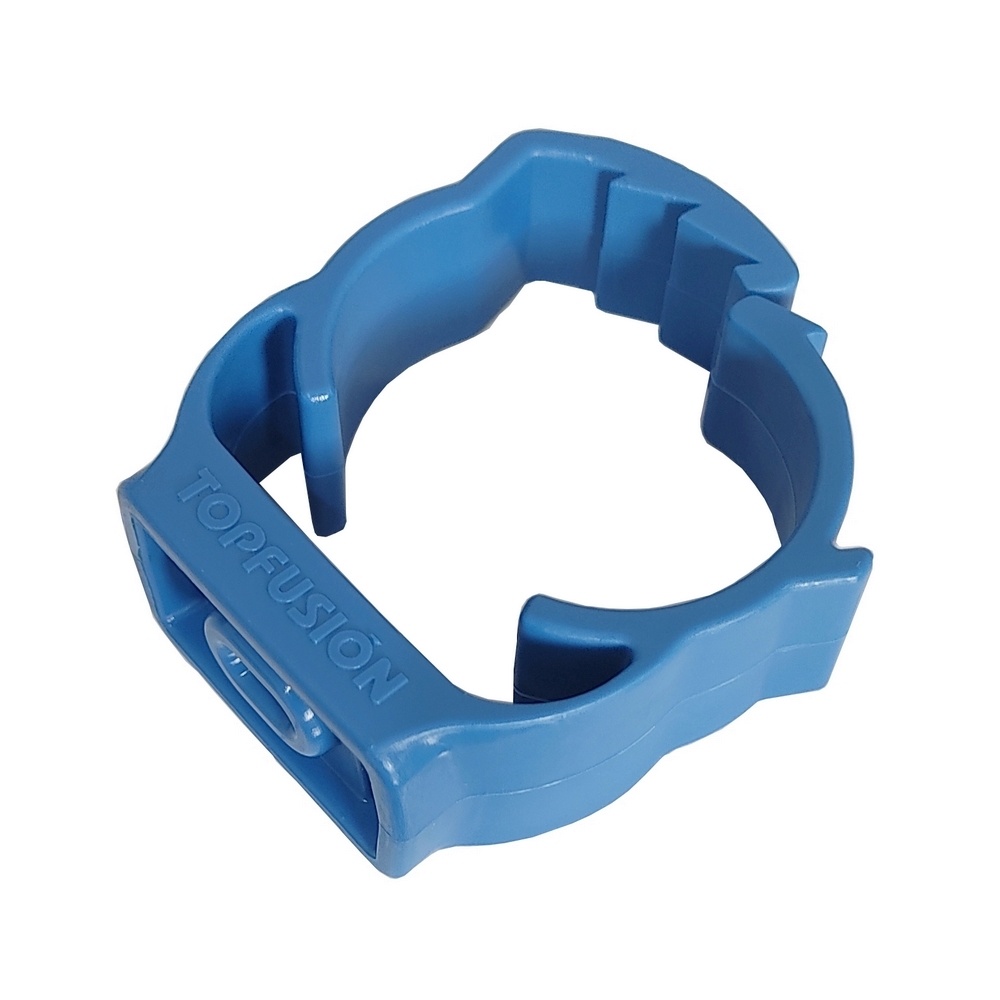 Suporte com Trava 25 mm - PPR Azul (Linha TopAir / TopFusion)