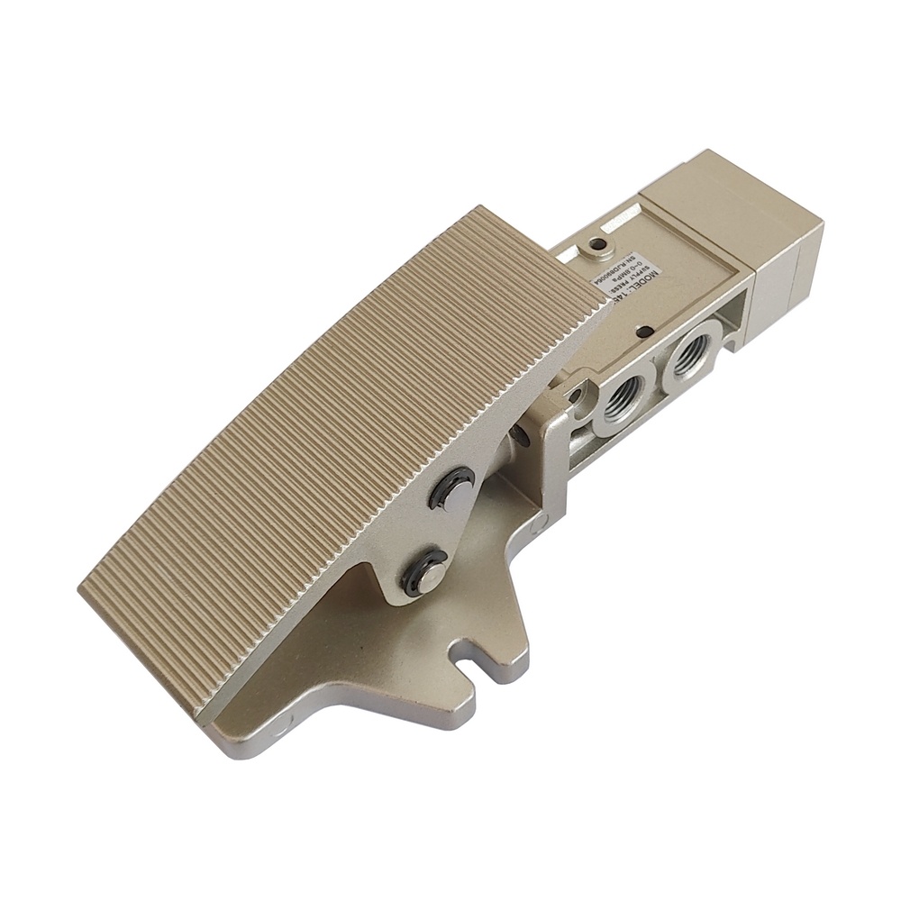 Válvula Pedal/Mola 1/4" 5/3 Vias Centro Fechado