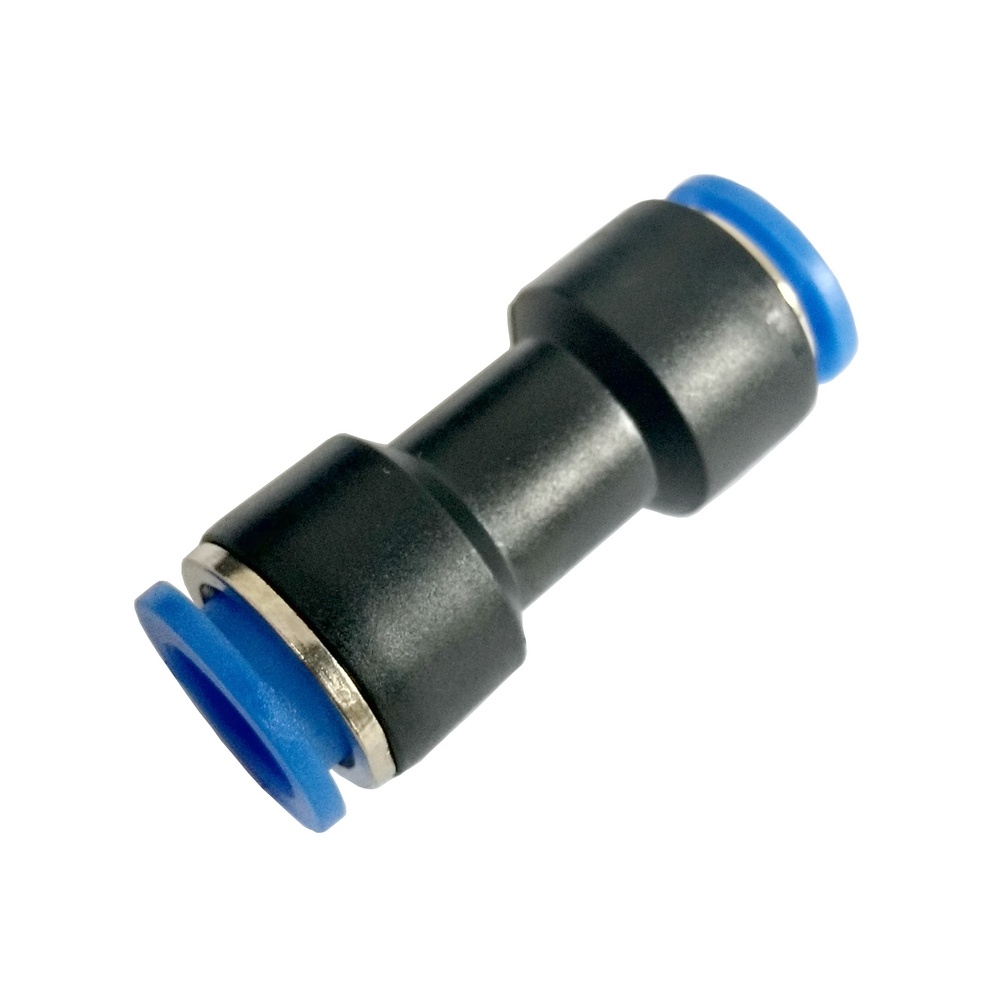 União Reta Tubo 1/4" - PUC (Conexão Pneumática Instantânea)