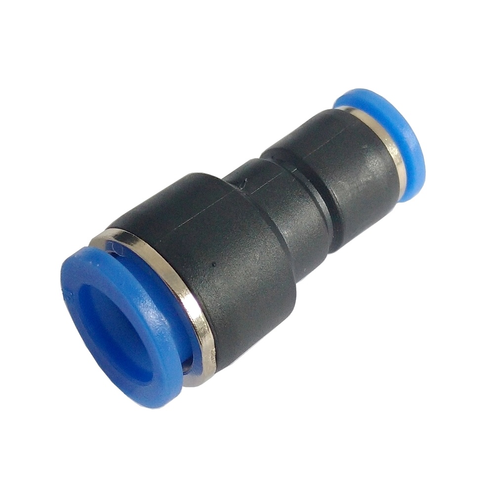 União Redução Tubo 3/8" x 1/4" - PG (Conexão Pneumática Instantânea)