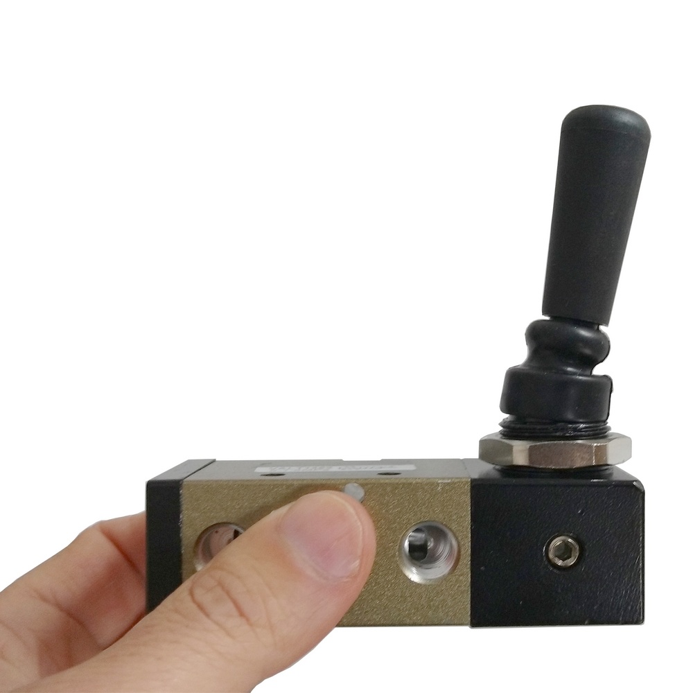 Válvula Alavanca/Trava 1/4 5/2 Vias