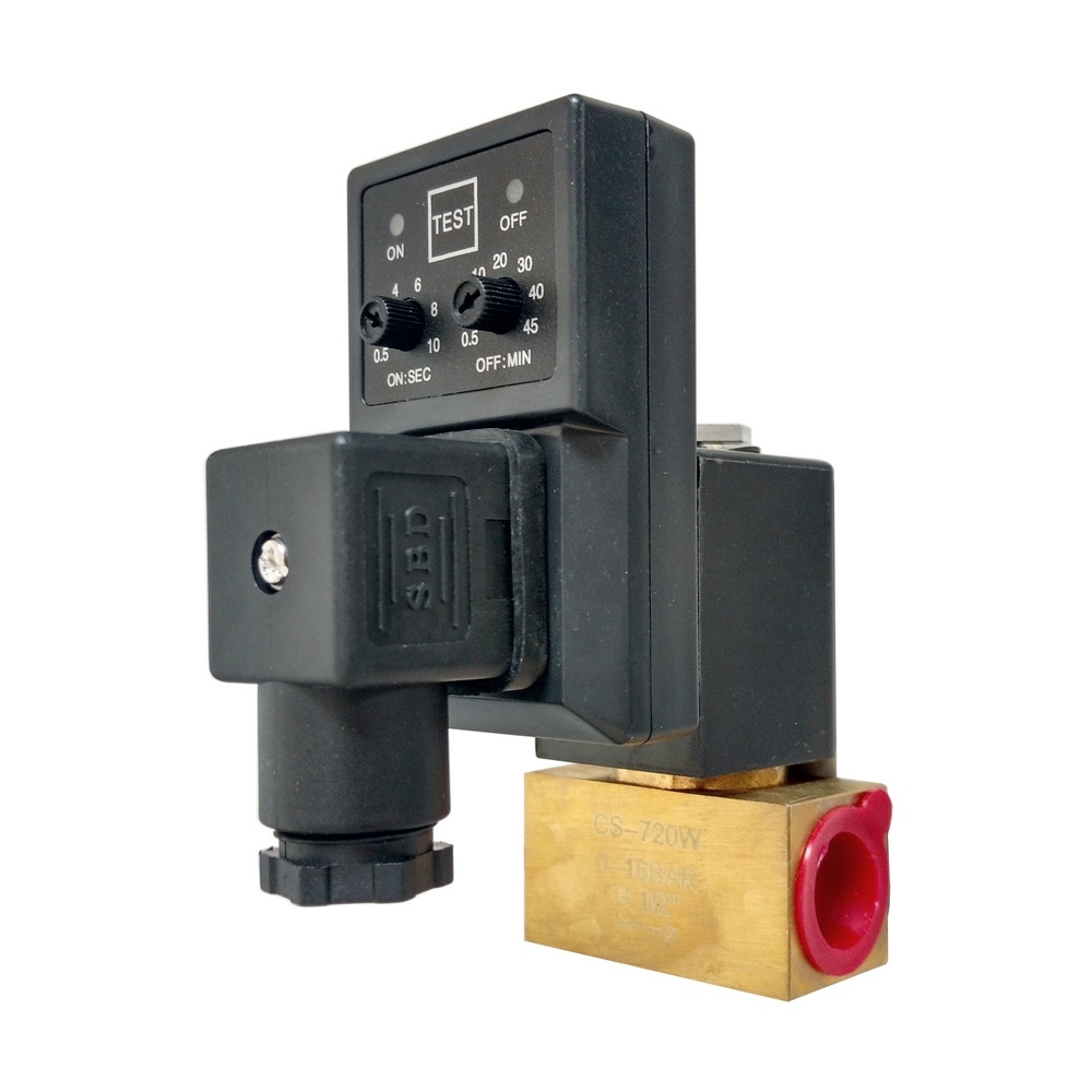 Purgador Eletrônico 1/2" 2/2 Vias 24 VCC