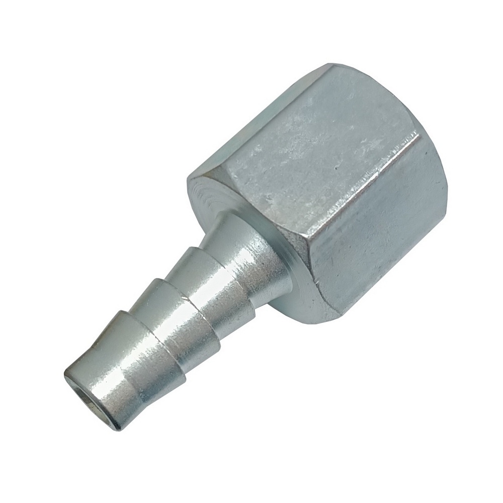 Espigão 1/4" x Rosca Interna 1/8" BSP em Alumínio