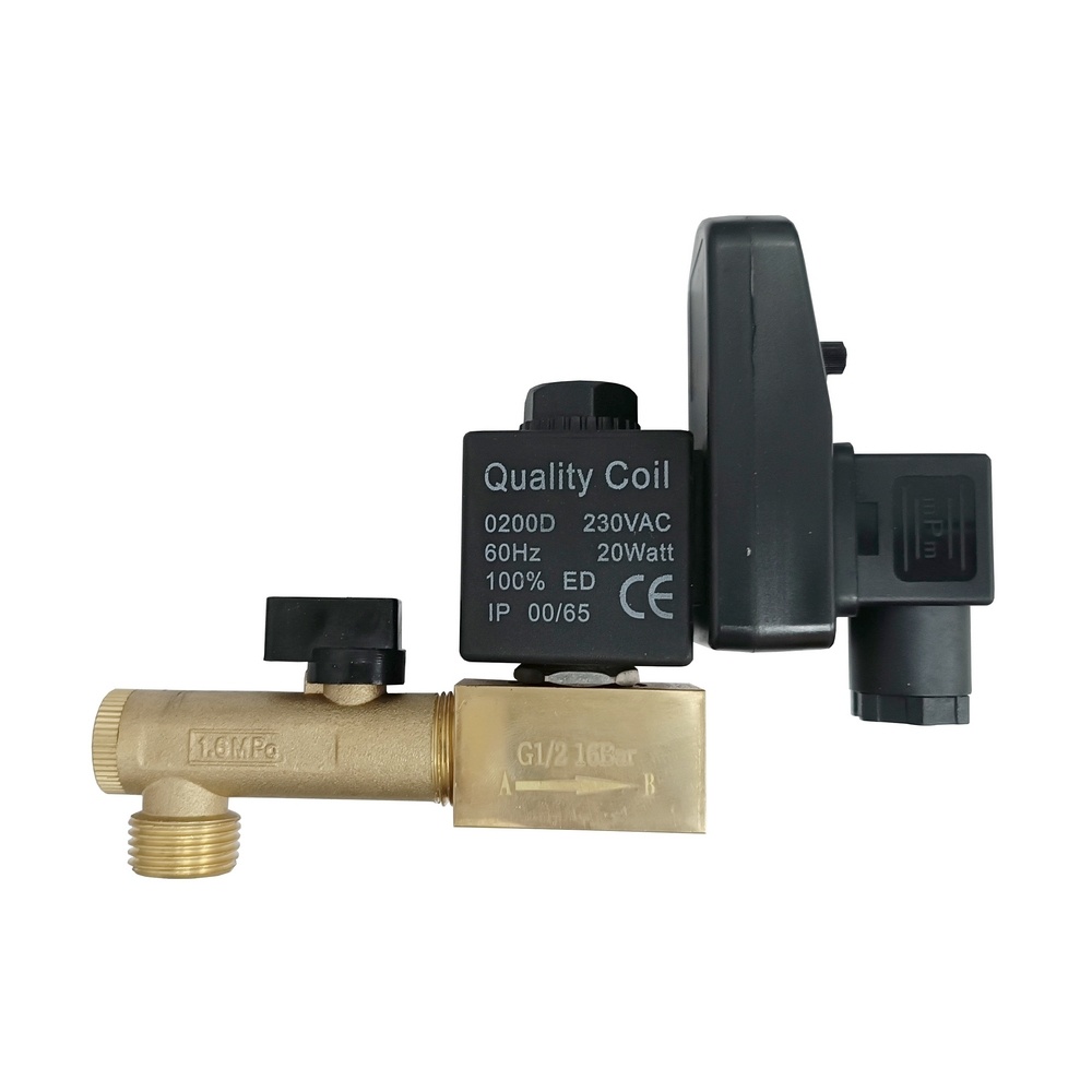 Purgador Eletrônico 1/2" 2/2 Vias 220 VCA C/ Filtro Y