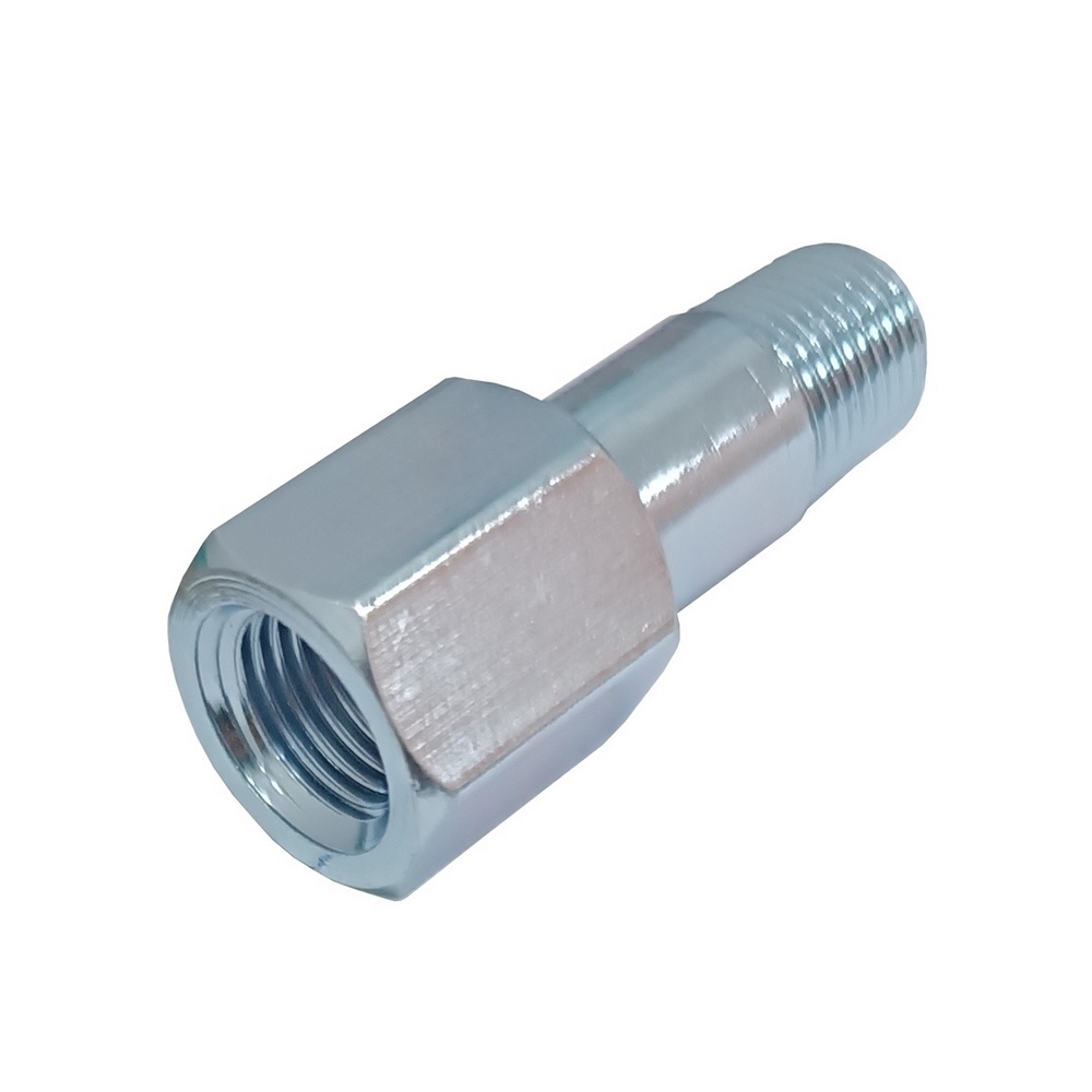 Prolongador 1/4" NPT x 50 mm Em Alumínio Para Refrigeração De Moldes/Matrizes.