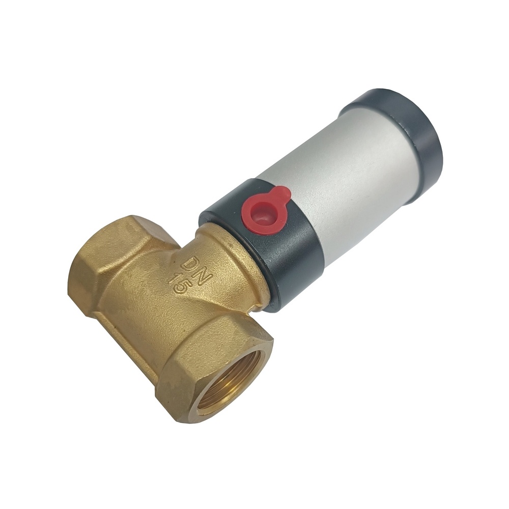 Válvula Angular Latão Rosca 1/2" BSP 2/2 Vias - Modelo ZF-A-15