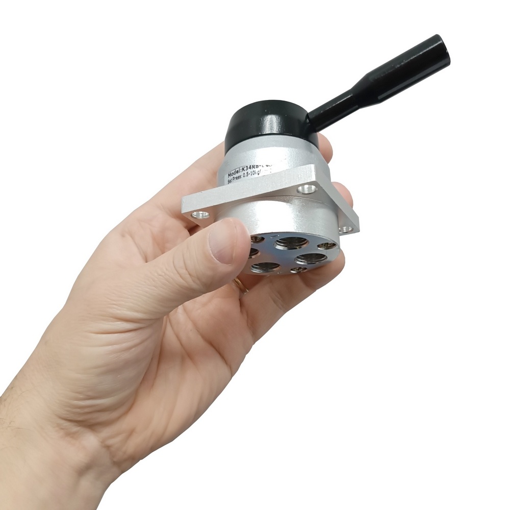 Válvula Rotativa 4/3 Vias Centro Fechado 1/4